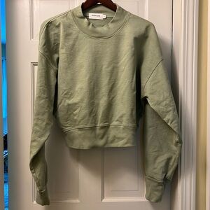 Like New Talentless mock neck cropped sweatshirt
